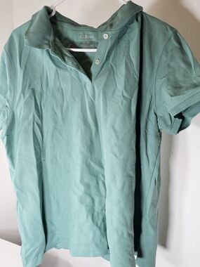 L.L. Bean Men’s Polo Shirt in Seafoam Green